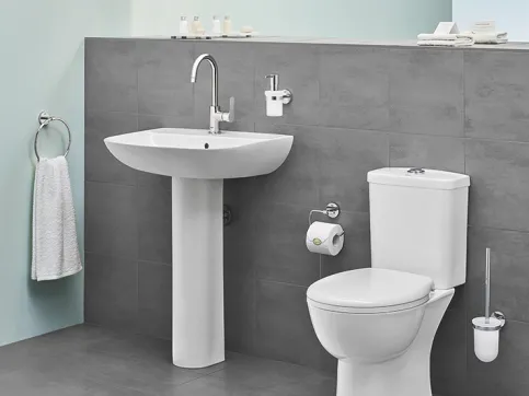 Grohe Bau Keramik Stand-WC mit Wand-Waschtisch