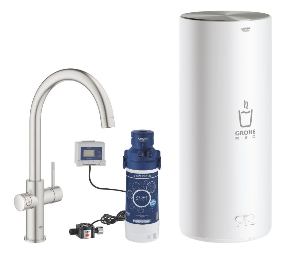 GROHE Red Duo Armatur und Boiler