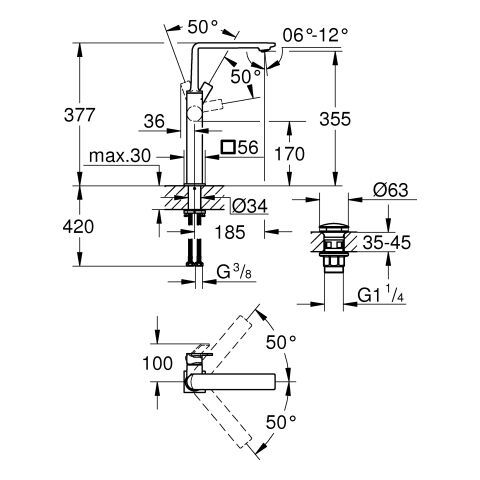 GROHE Allure EH-WT-Batterie