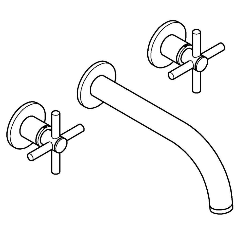 GROHE Atrio 3-Loch-WT-Batterie FMS