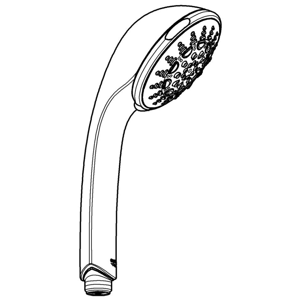 GROHE Relexa 100 Five Handbrause