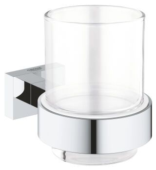 GROHE Essentials Cube Glas mit Halter