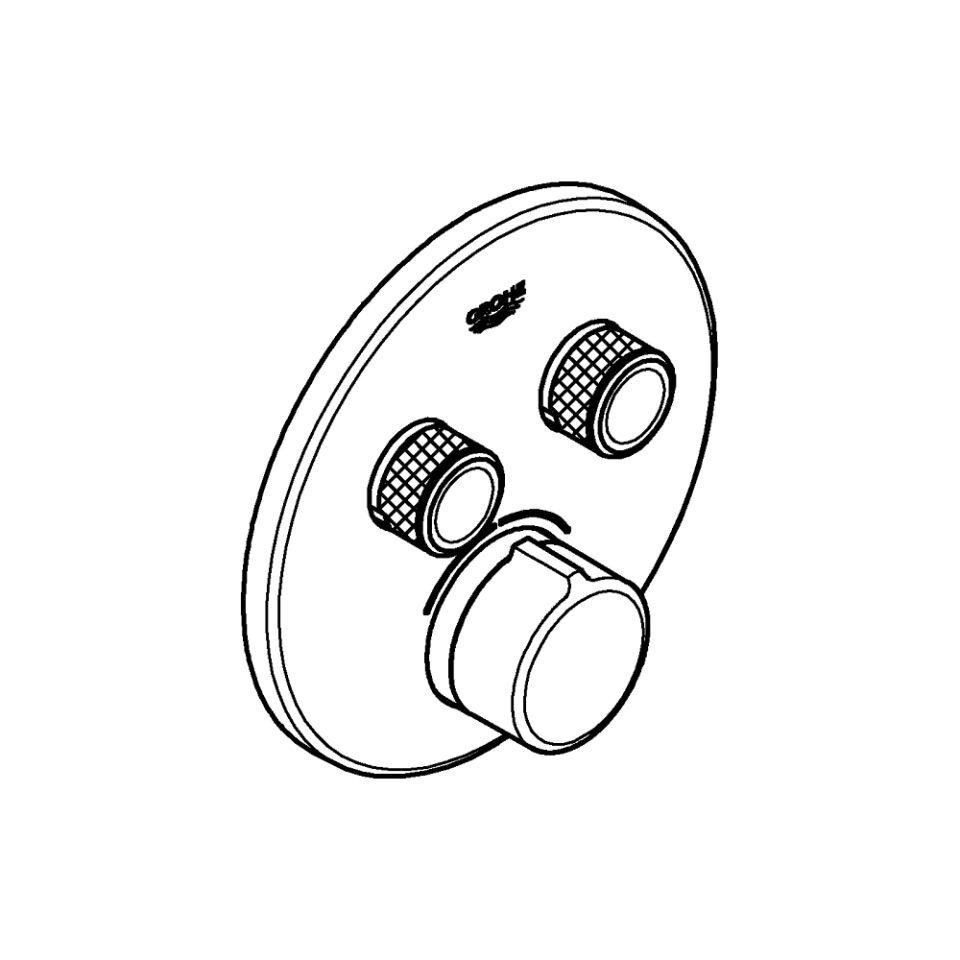 GROHE SmartControl Unterputzmischer rund FMS