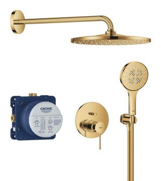GROHE UP-Duschsystem Essence 25287 2 WU KB Rainshower Mono 310 cool sunrise