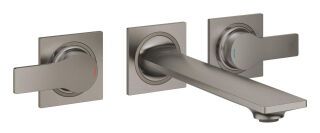 GROHE 3-L-WT-Wandbatterie Allure 20193_2 FMS Ausl. 208mm hard graphite gebürstet