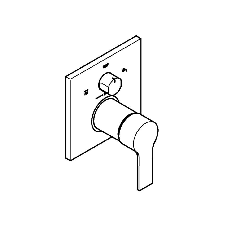 GROHE Allure Einhandbatterie FMS