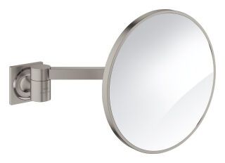 GROHE Kosmetikspiegel Allure 40967_1 Wandmontage satin steel
