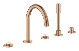 GROHE 5-L-Wannenkombin. Atrio Private C. 25224 für Hebelgriffe warm sunset geb.