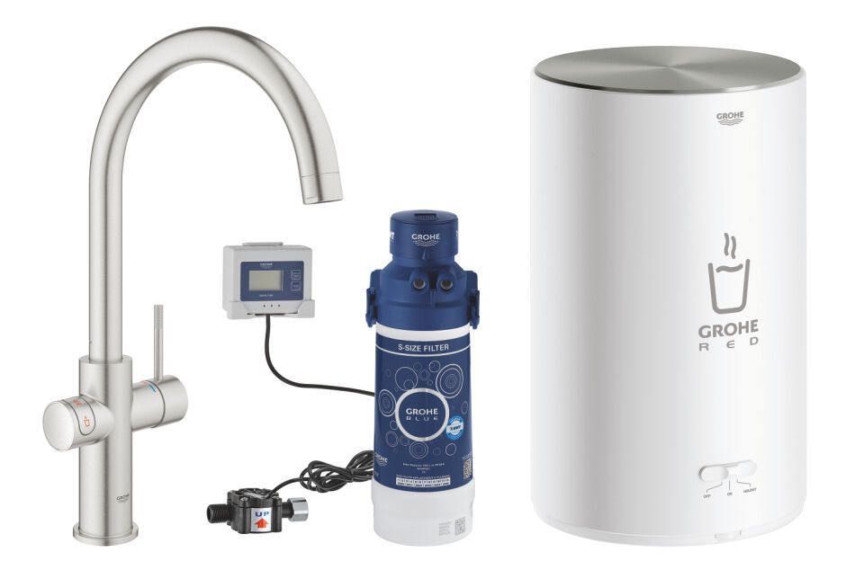 GROHE Red Duo Armatur und Boiler