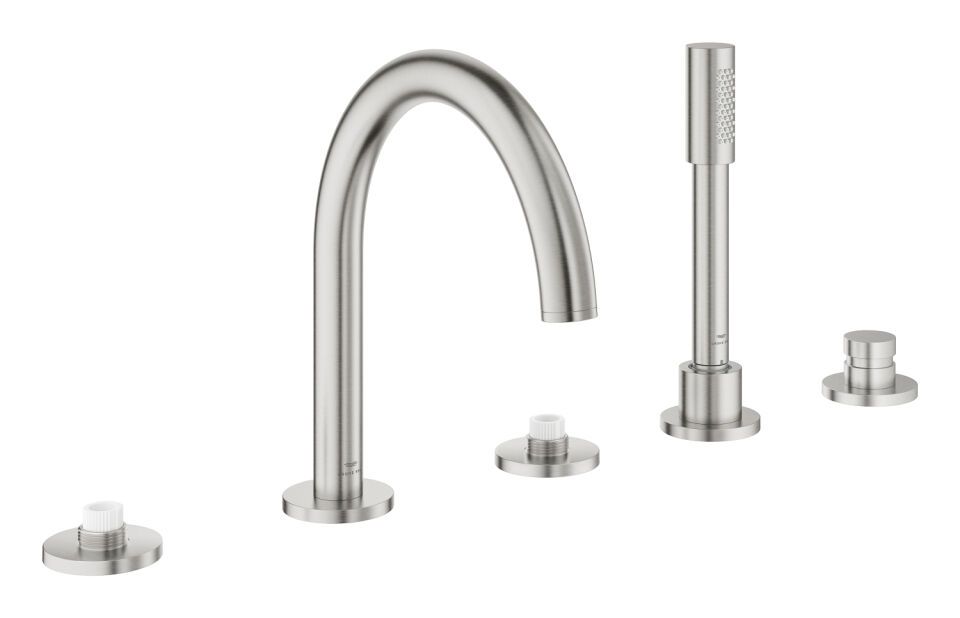 GROHE 5-L-Wannenkombin. Atrio Private C. 25224 für Hebelgriffe supersteel