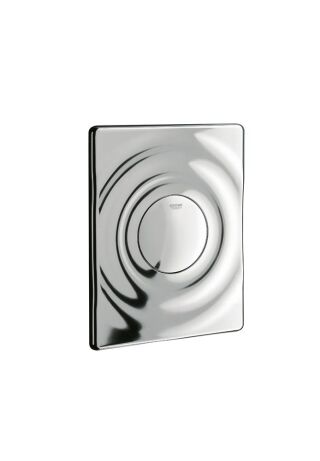 GROHE WC-Betätigung Surf 37063 156x197mm mit Druckknopfbetätigung chrom