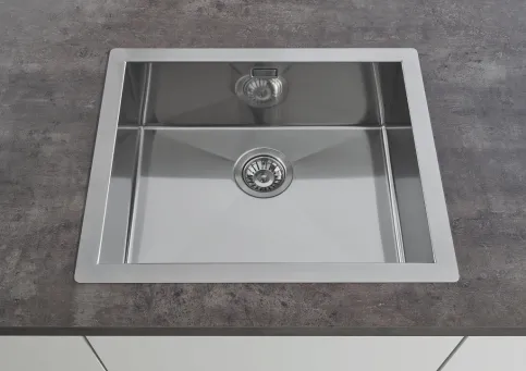 GROHE Spüle K700 aus Edelstahl, flächenbündig eingebaut