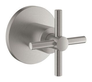 GROHE UP-Ventil-Oberbau Atrio 29396 Kreuz-Griff supersteel