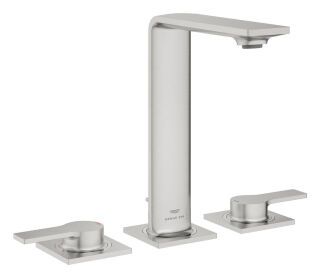 GROHE 3-Loch-WT-Batterie Allure 20188_1 mit Hebelgriffen supersteel