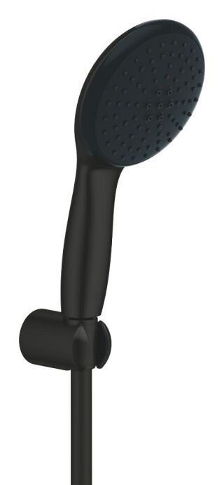 GROHE Wandhalterset Tempesta 110 26164_3 2 Strahl Schlauch 1250mm WS matt black