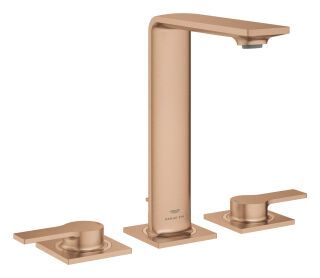 GROHE 3-Loch-WT-Batterie Allure 20188_1 mit Hebelgriffen warm sunset gebürstet