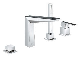 GROHE 4L-Wannenkomb. Allure Brilliant PC 29527 Griff VN-Caesarstone chrom