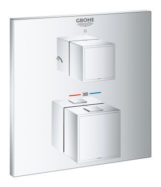 GROHE THM-Brausebatterie Grohtherm Cube 24154 FMS für 35604 2-Wege-Umst. chrom