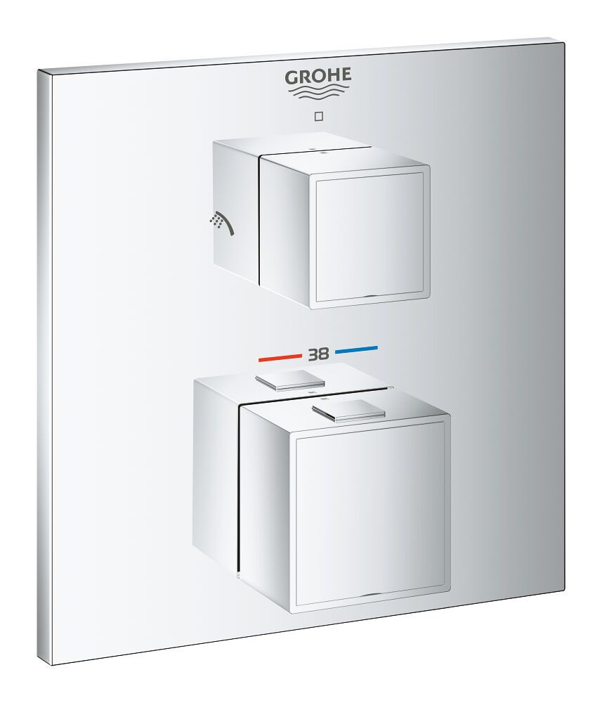 Grohtherm Cube Thermostat-Brausebatterie FMS Grohtherm Cube Thermostat-Brausebatterie FMS