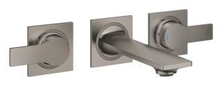 GROHE 3-L-WT-Wandbatterie Allure 20189_2 FMS Ausl. 150mm hard graphite gebürstet