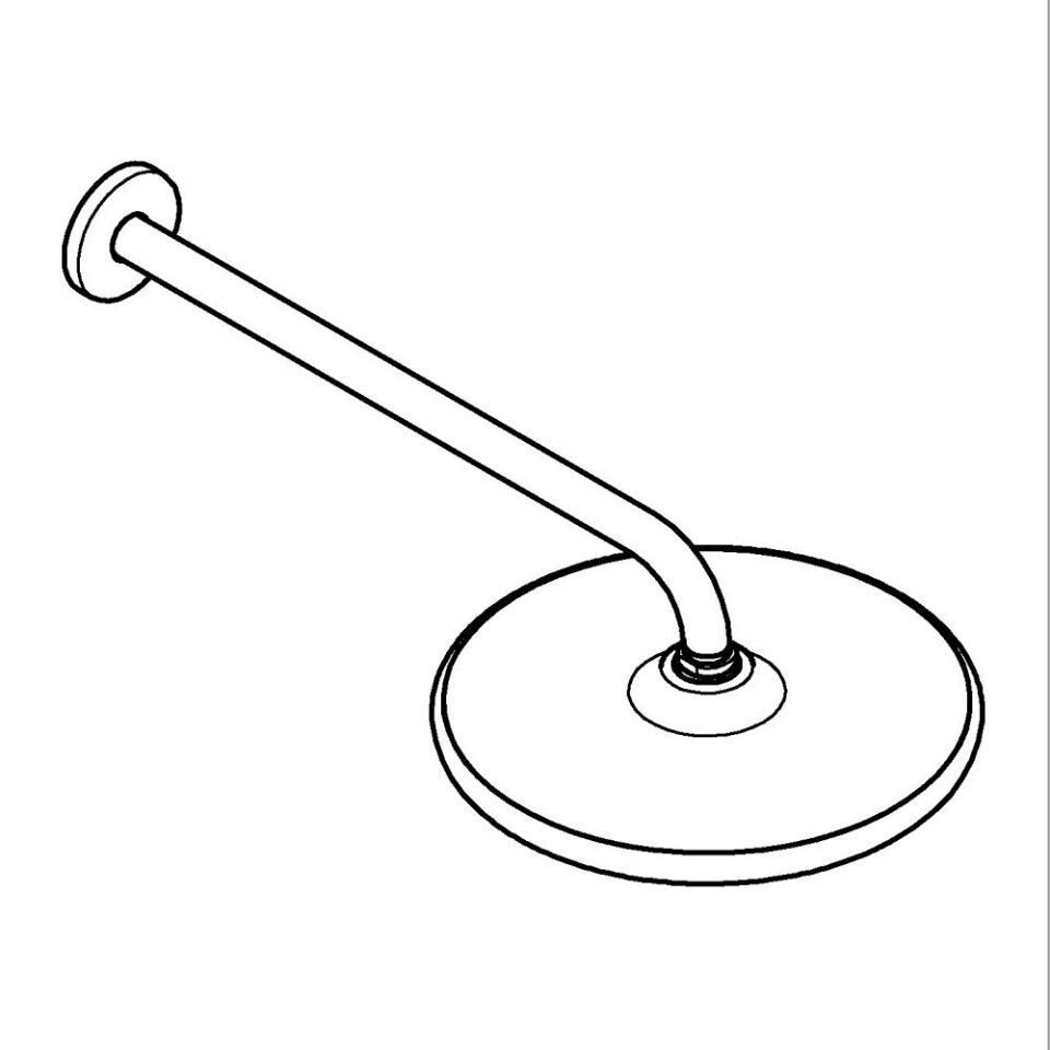 Grohtherm UP-Duschsystem rund für Duschrahmen
