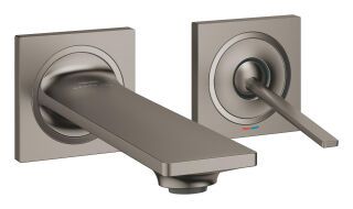 GROHE 2-Loch-WT-Wandbatterie Allure 19309_2 FMS für 23429 Ausl. 154mm satin graphite