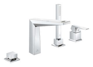 GROHE 4L-Wannenkomb. Allure Brilliant PC 29525 Griff WA-Caesarstone chrom