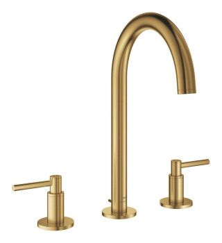 GROHE 3-Loch-WT-Batterie Atrio 20649 Rohrauslauf Hebelgriff cool sunrise geb.