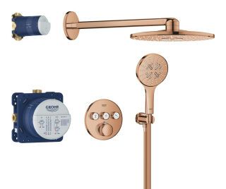 GROHE UP-D.system Grohtherm SmartControl 34863 THM runde Form 3 ASV warm sunset