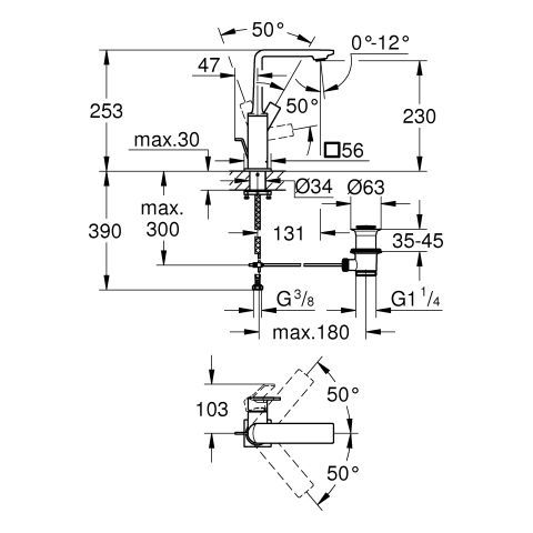 GROHE Allure EH-WT-Batterie