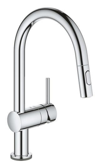 GROHE Elektron.-EH-SPT-Batt. Minta Touch 31358_2 C-Auslauf azb. Spülbrause chrom