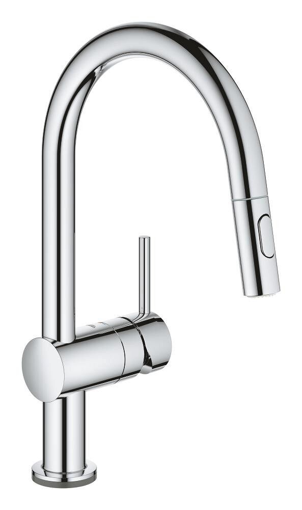 GROHE Elektron.-EH-SPT-Batt. Minta Touch 31358_2 C-Auslauf azb. Spülbrause chrom