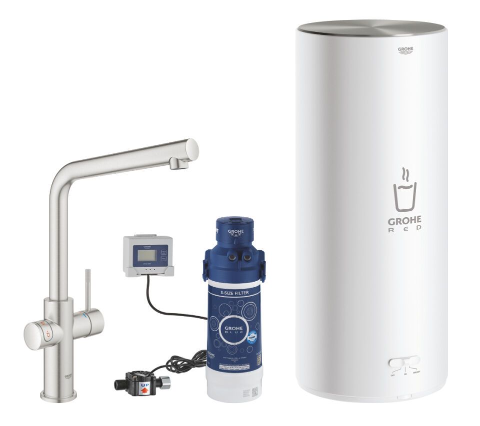 GROHE Red Duo Armatur und Boiler