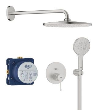 GROHE UP-Duschsystem Essence 25287 2 WU KB Rainshower Mono 310 supersteel