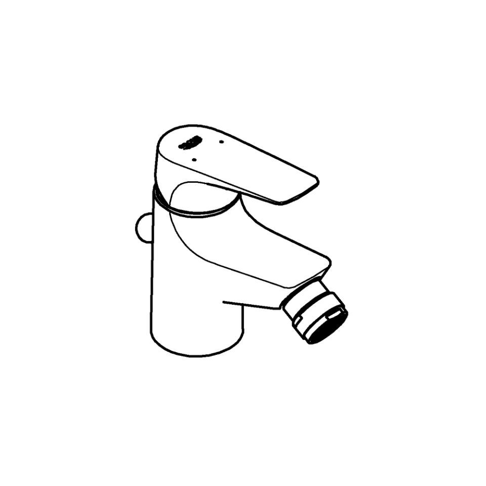 GROHE BauFlow EH-Bidetbatterie GROHE BauFlow EH-Bidetbatterie