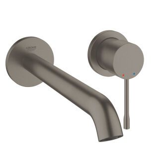 GROHE 2-L-WT-Wandbatt. Essence 29193_1 FMS Ausl. 230mm hard graphite gebürstet