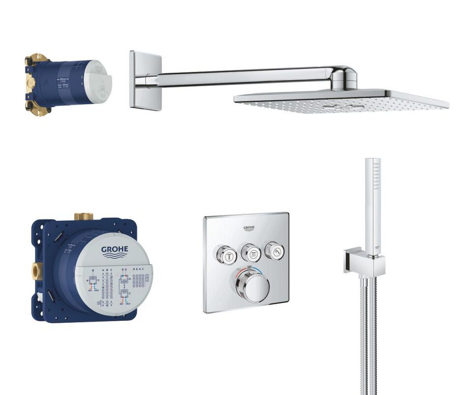GROHE SmartControl Duschsystem Thermostat