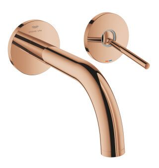 GROHE 2-L-WT-Wandbatterie Atrio 29410 FMS Ausladung 185mm warm sunset
