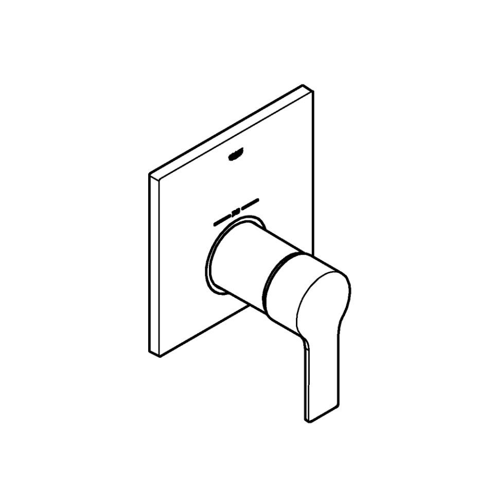 GROHE EH-Brausebatterie Allure 19317_1 FMS f. Rapido SmartBox hard graphite geb GROHE EH-Brausebatterie Allure 19317_1 FMS f. Rapido SmartBox hard graphite geb