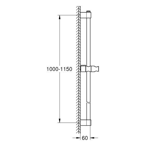 GROHE Tempesta Brausestange