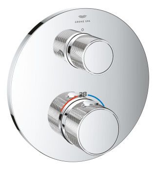 GROHE THM-Brausebatt. Atrio Private C. 24396 2-Wege-Umst. Knopfbetätigung chrom