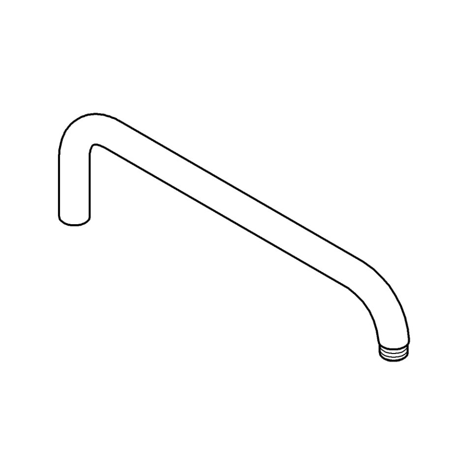 GROHE Brausearm 14047 für Rainshower Duschsysteme Ausladung 340 mm chrom