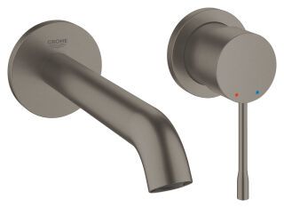 GROHE 2-L-WT-Wandbatt. Essence 29192_1 FMS Ausladung 183mm hard graphite geb.