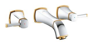 GROHE Grandera 3-Loch-WT-Batterie Wandmontage FMS