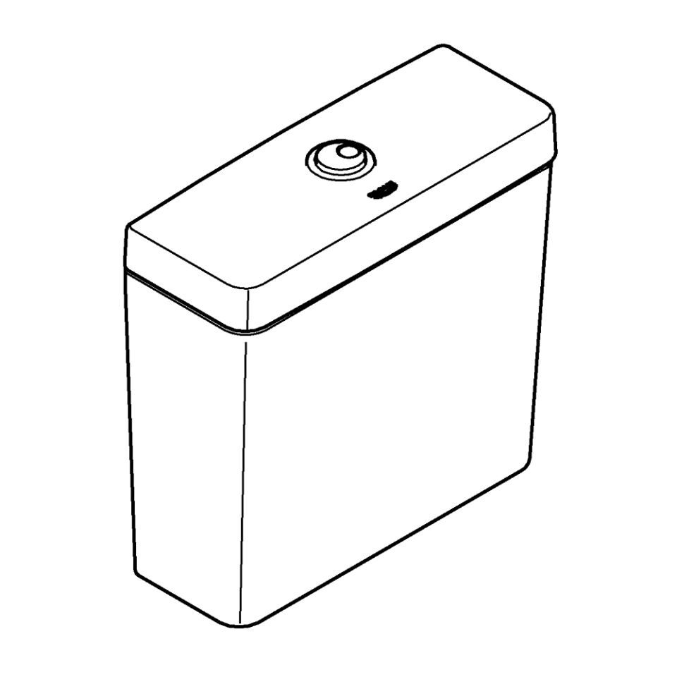 GROHE Essence Keramik Aufsatzspülkasten