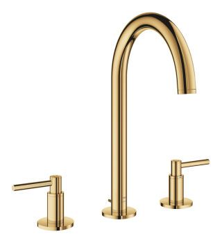 GROHE 3-Loch-WT-Batterie Atrio 20649 Rohrauslauf Hebelgriff cool sunrise