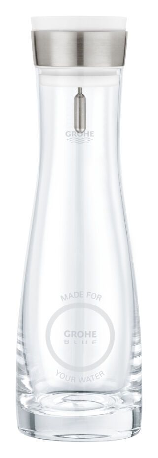 GROHE Glaskaraffe GROHE Blue 40405_1 1 Liter mit Verschluss-Deckelset