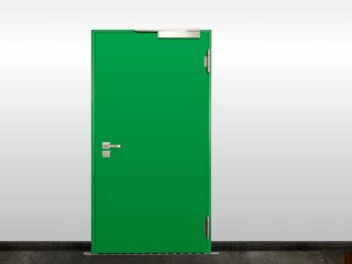 EIS-11 Einflügelige hochfeuerbeständige Stahltür / -klappe EI2120-Sa-C5-nach EN 16034