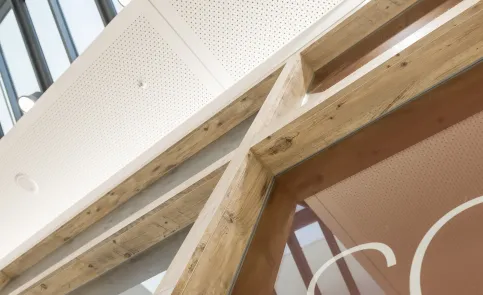 Detail Wandverkleidung