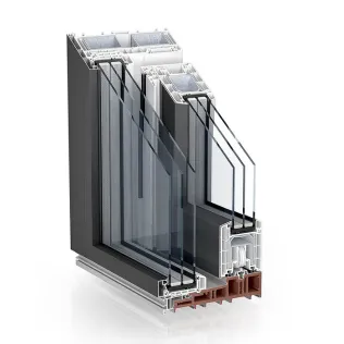 Kömmerling PremiDoor 88 Lux AluClip